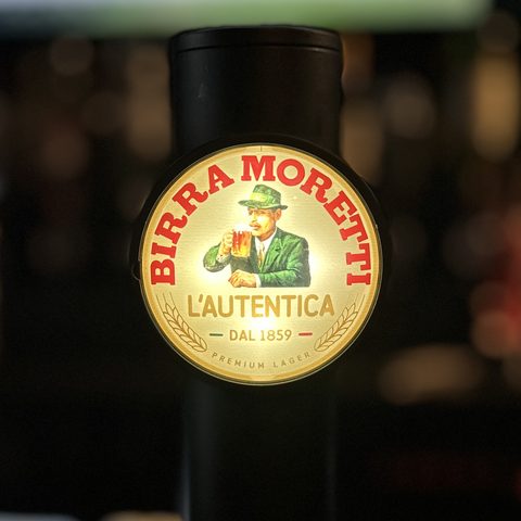 Birra Moretti tap